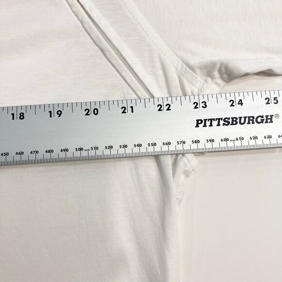 Nwot Y-3 YOHJI YAMAMOTO ADIDAS Dress Shirt M White Zip-Off-Collar&Long-Slv BtnUp - Picture 14 of 16